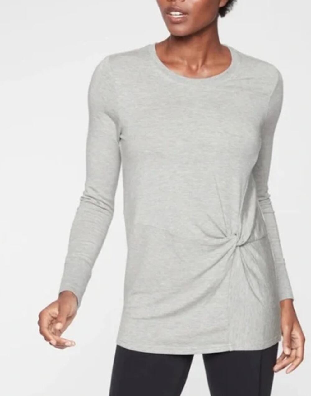 Nirvana Gray Side Twist Sweatshirt - Small